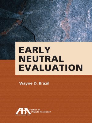 cover image of Early Neutral Evaluation